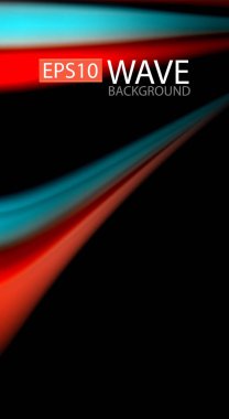 Renk dalga satırları arka plan bulanıklık