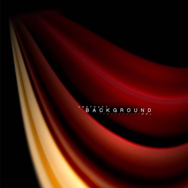 Sıvı karıştırma renkler dalga arka plan tasarlamak vektör. Renkli örgü dalgalar