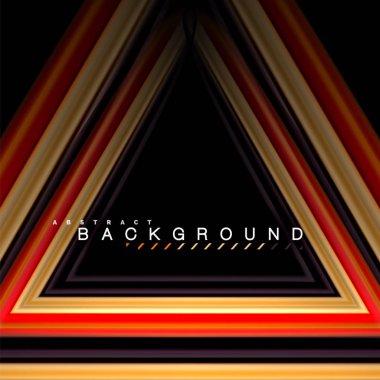 Sıvı çok renkli çizgilerle oluşturulan geometrik şekiller