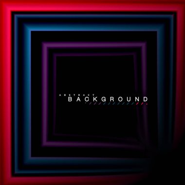 Sıvı çok renkli çizgilerle oluşturulan geometrik şekiller