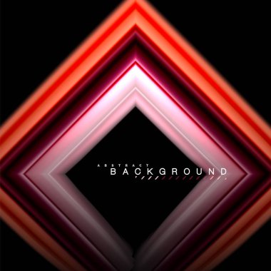 Sıvı çok renkli çizgilerle oluşturulan geometrik şekiller