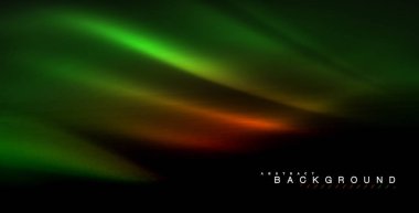 Neon parlayan dalga, sihirli enerji ve ışık arka plan