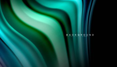 Sıvı vektör dalga arka plan renkleri karıştırma