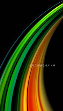 Sıvı vektör dalga arka plan renkleri karıştırma