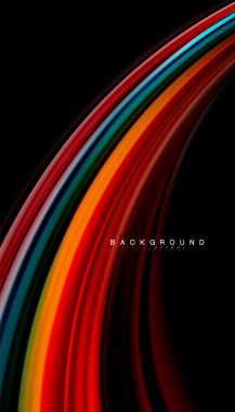 Sıvı vektör dalga arka plan renkleri karıştırma