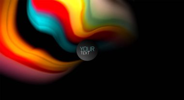 Renk dalga satırları arka plan bulanıklık