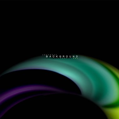 Sıvı karıştırma renkler dalga arka plan tasarlamak vektör. Renkli örgü dalgalar