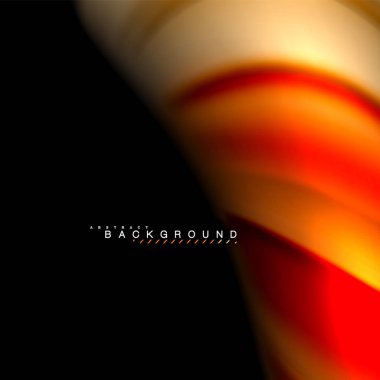 Sıvı karıştırma renkler dalga arka plan tasarlamak vektör. Renkli örgü dalgalar