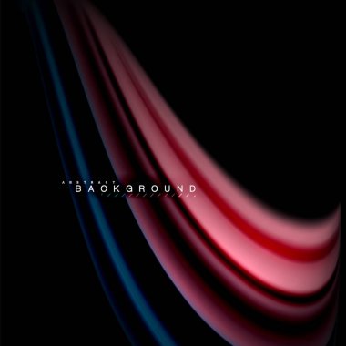 Sıvı karıştırma renkler dalga arka plan tasarlamak vektör. Renkli örgü dalgalar