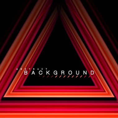 Sıvı çok renkli çizgilerle oluşturulan geometrik şekiller