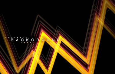 Sıvı çok renkli çizgilerle oluşturulan geometrik şekiller