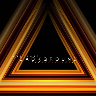 Sıvı çok renkli çizgilerle oluşturulan geometrik şekiller