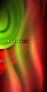 Neon parlayan dalga, sihirli enerji ve ışık arka plan