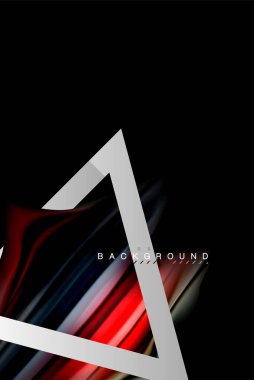 Sıvı sıvı metalik tarzı çizgi şeklinde Holografik dizayn renkleri