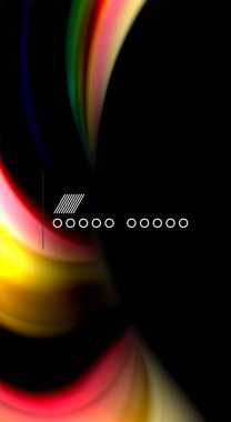 Renk dalga satırları arka plan bulanıklık