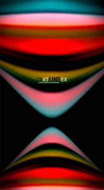 Renk dalga satırları arka plan bulanıklık