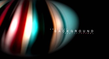 Renk dalga satırları arka plan bulanıklık