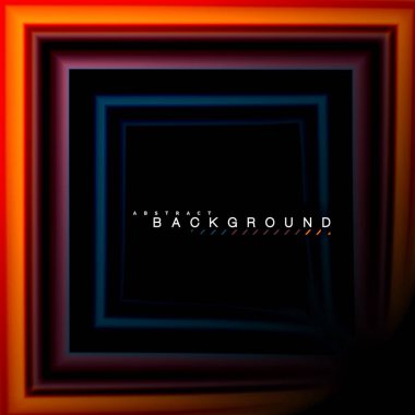 Sıvı çok renkli çizgilerle oluşturulan geometrik şekiller