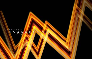 Sıvı çok renkli çizgilerle oluşturulan geometrik şekiller