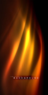 Neon parlayan dalga, sihirli enerji ve ışık arka plan