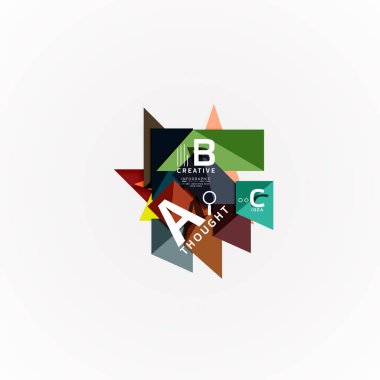 Kağıt seçeneği adımları diyagram Infographic düzeni