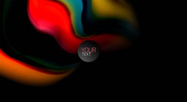 Renk dalga satırları arka plan bulanıklık