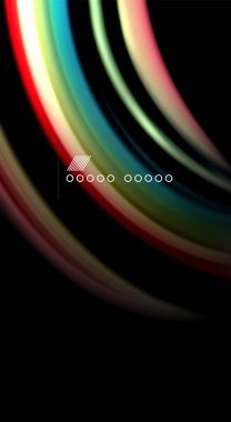 Renk dalga satırları arka plan bulanıklık