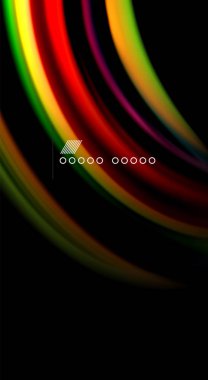 Renk dalga satırları arka plan bulanıklık