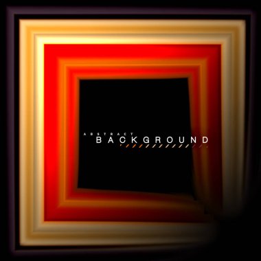 Sıvı çok renkli çizgilerle oluşturulan geometrik şekiller