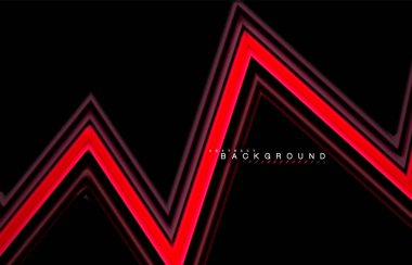 Sıvı çok renkli çizgilerle oluşturulan geometrik şekiller