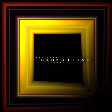 Sıvı çok renkli çizgilerle oluşturulan geometrik şekiller