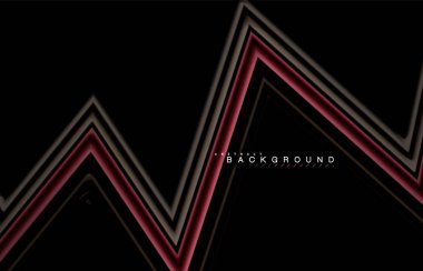 Sıvı çok renkli çizgilerle oluşturulan geometrik şekiller