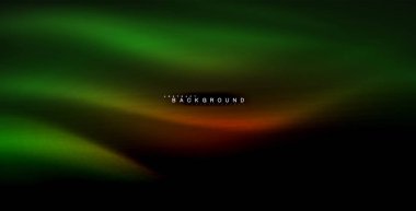 Neon parlayan dalga, sihirli enerji ve ışık arka plan