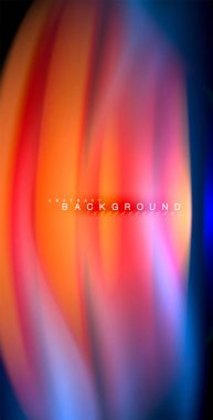 Neon parlayan dalga, sihirli enerji ve ışık arka plan