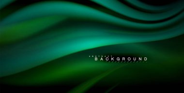 Neon parlayan dalga, sihirli enerji ve ışık arka plan