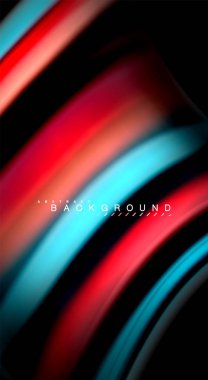 Renk dalga satırları arka plan bulanıklık