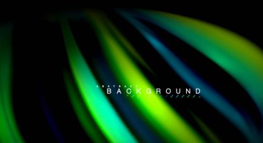 Renk dalga satırları arka plan bulanıklık