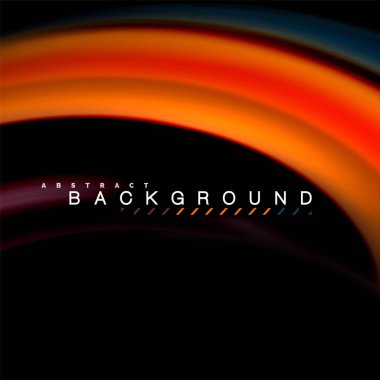 Sıvı karıştırma renkler dalga arka plan tasarlamak vektör. Renkli örgü dalgalar