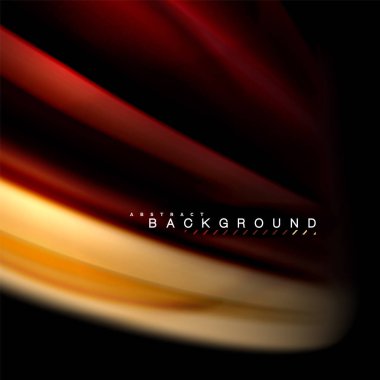 Sıvı karıştırma renkler dalga arka plan tasarlamak vektör. Renkli örgü dalgalar