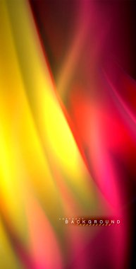 Neon parlayan dalga, sihirli enerji ve ışık arka plan