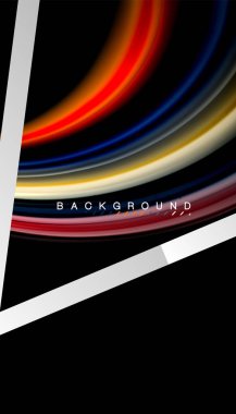 Sıvı sıvı metalik tarzı çizgi şeklinde Holografik dizayn renkleri