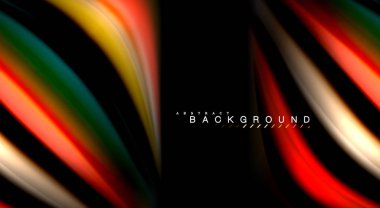 Renk dalga satırları arka plan bulanıklık