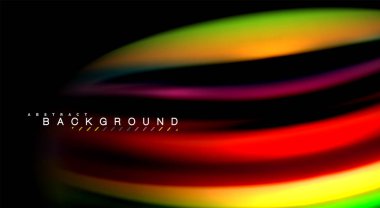 Renk dalga satırları arka plan bulanıklık