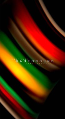 Renk dalga satırları arka plan bulanıklık