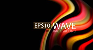 Renk dalga satırları arka plan bulanıklık