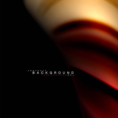 Sıvı karıştırma renkler dalga arka plan tasarlamak vektör. Renkli örgü dalgalar