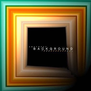 Sıvı çok renkli çizgilerle oluşturulan geometrik şekiller