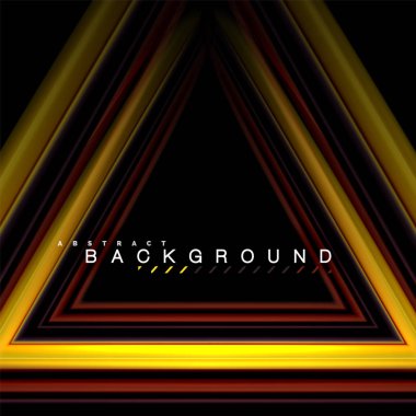 Sıvı çok renkli çizgilerle oluşturulan geometrik şekiller