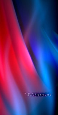 Neon parlayan dalga, sihirli enerji ve ışık arka plan