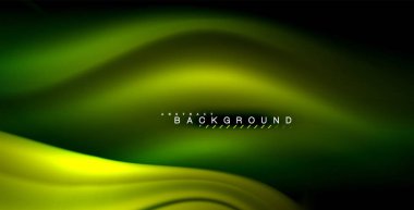 Neon parlayan dalga, sihirli enerji ve ışık arka plan